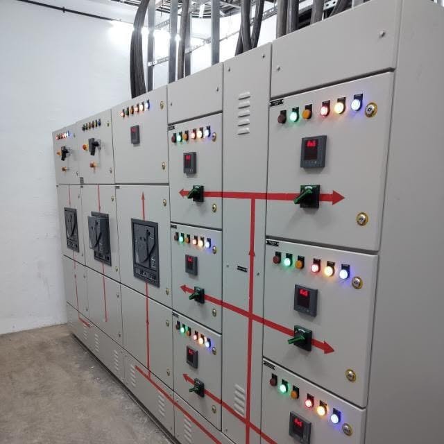 Large MCC Panel installation — Voltex Electricals Pune